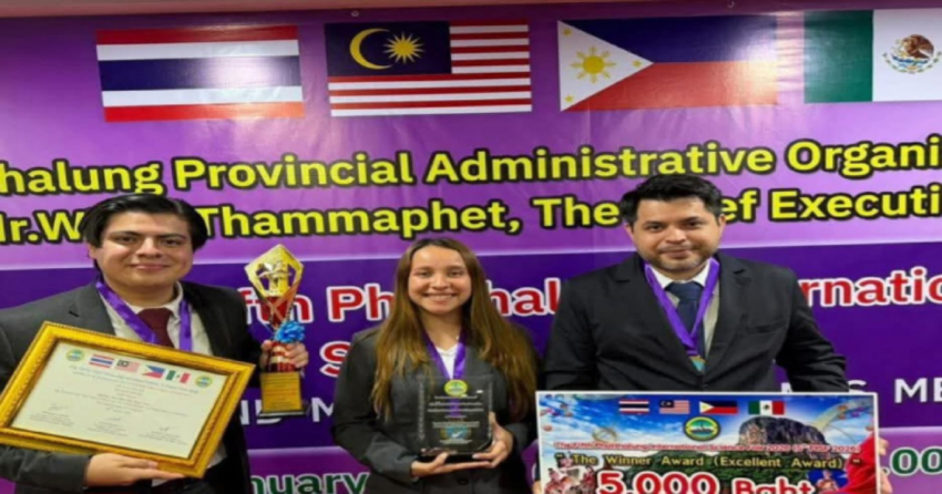 Premian en Tailandia a estudiantes de Altamira