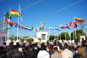 CONMEMORA GOBIERNO MUNICIPAL DE NUEVO LAREDO 243 ANIVERSARIO DEL NATALICIO DE SIM&Oacute;N BOL&Iacute;VAR