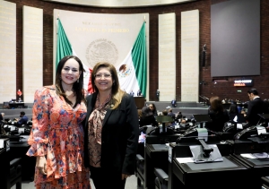 Recibe Diputada Federal Ana Laura Huerta a la Presidenta Municipal de Nuevo Laredo