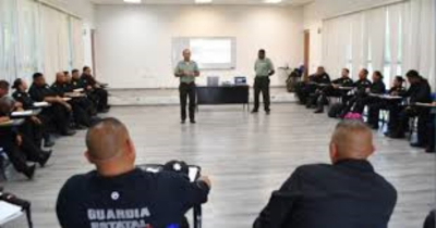Capacita polic&iacute;a Colombiana a los Guardias Estatales