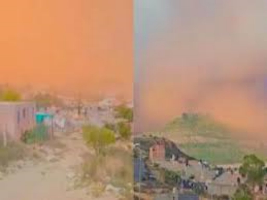 Así llegó una tormenta de polvo del Sahara a Zacatecas