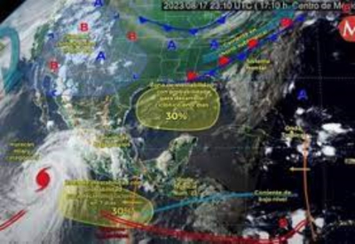 Vigilan la posible formación de un ciclón cerca de Tamaulipas