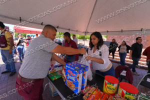 SE SOLIDARIZA GOBIERNO DE NUEVO LAREDO CON DAMNIFICADOS DE REYNOSA; INSTALA CENTRO DE ACOPIO DE V&Iacute;VERES
