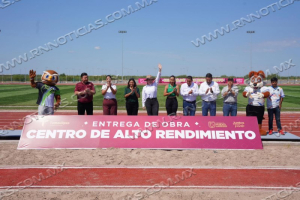 ALCALDESA CARMEN LILIA CANTUROSAS PONE EN MARCHA NUEVO CENTRO DE ALTO RENDIMIENTO DEPORTIVO