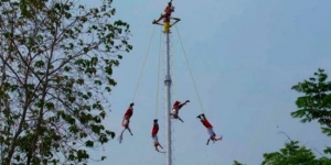 Danzante volador muere tras caer de 20 metros de altura