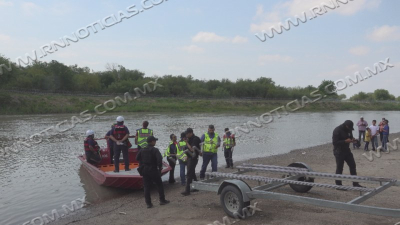 Recuperan cuerpo de adolescente tras m&aacute;s de 42 horas de b&uacute;squeda en el r&iacute;o Bravo