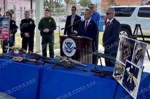 USA asegura más de mil 100 armas designadas al crimen organizado en México