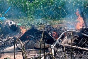Helicóptero se desploma en Jalisco; reportan tres muertos