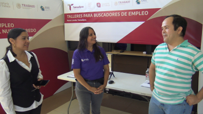 VIDEO Realiza SNE taller para buscadores de empleo en Nuevo Laredo