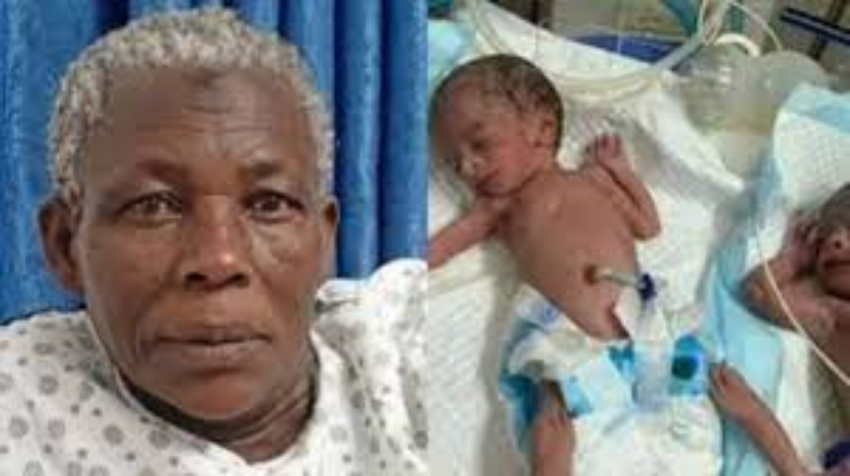 A los 70 años, mujer da a luz a gemelos