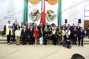 Devela gobernador letras de oro en el Congreso de Tamaulipas por el bicentenario del Colegio Militar