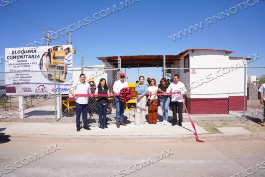 Inaugura Carmen Lilia Canturosas Bloquera Comunitaria Que Producirá 150 Mil Piezas Al Año Para Construir Casas Dignas