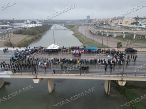 TODO LISTO PARA LA TRADICIONAL CEREMONIA DEL ABRAZO INTERNACIONAL POR EL NATALICIO DE GEORGE WASHINGTON