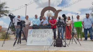 Se manifiestan periodistas de Nuevo Laredo por asesinato de comunicólogo en Ciudad Victoria Tamaulipas