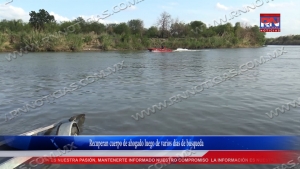 VIDEO Recuperan cuerpo de ahogado luego de varios días de búsqueda
