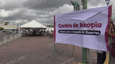 Nuevo Laredo apoyará al Estado Guerrero con colecta de víveres