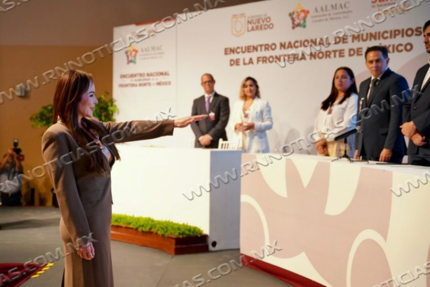 ASUME CARMEN LILIA CANTUROSAS LA COORDINACIÓN DE ALCALDES DE LA FRONTERA NORTE DE AALMAC CON UNA VISIÓN DE SOBERANÍA MODERNA Y HUMANISTA
