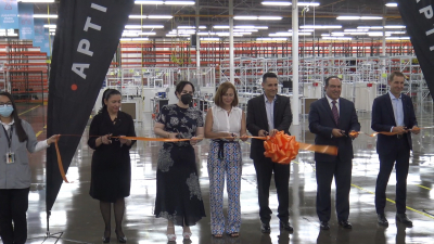 VIDEO Inauguran tercera planta Aptiv en Nuevo Laredo; Inversión mas de 50 MDD