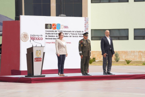 NUEVO LAREDO SE UNA A LA CEREMONIA NACIONAL DE PROTESTA DE BANDERA DE CONSCRIPTOS DEL SERVICIO NACIONAL MILITAR