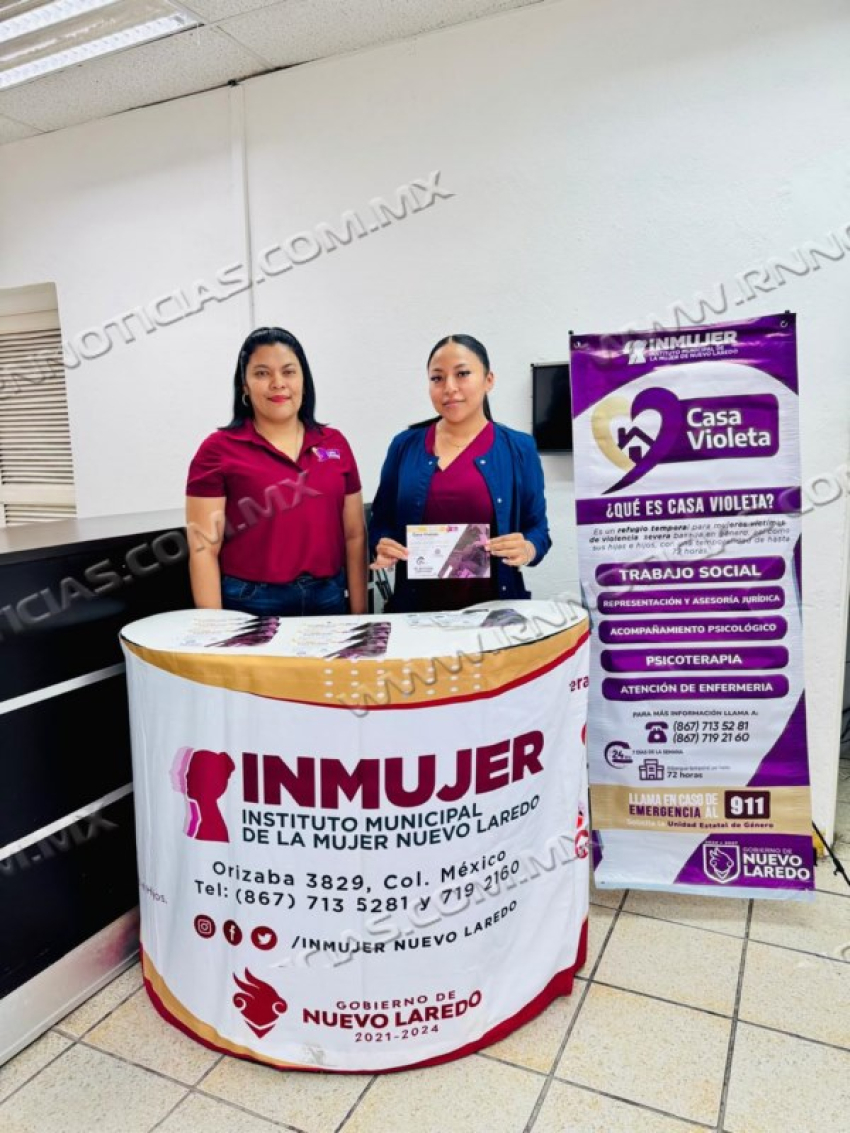 Casa Violeta brinda atencion integral y refugio seguro a mujeres en situacion de violencia en Nuevo Laredo.