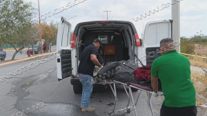 Encuentran cuerpo putrefacto de un hombre en la entrada a la colonia Valle Dorado en Nuevo Laredo