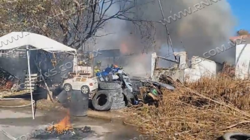 Incendio en casa cobra la vida de un adulto mayor en Nuevo Laredo