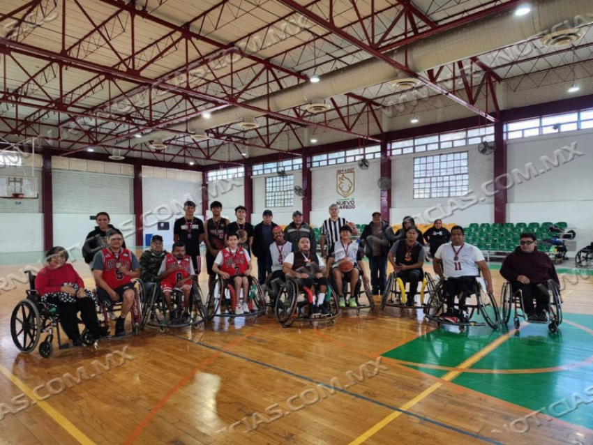 Promueve Gobierno Municipal Actividades Inclusivas Con Exhibición De Básquetbol Sobre Silla De Ruedas