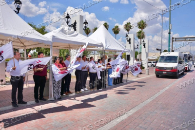 CARMEN LILIA CANTUROSAS DA ARRANQUE A M&Aacute;S RUTAS EXPRESS DE TRANSPORTE P&Uacute;BLICO QUE CONECTAR&Aacute; COLONIAS DEL PONIENTE