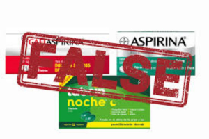Alertan de lotes falsificados de Aspirina, Desenfriol D y otros analg&eacute;sicos