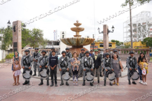 PRESENTA GUARDIA NACIONAL EXHIBICI&Oacute;N DE TOQUES DE ORDENANZA