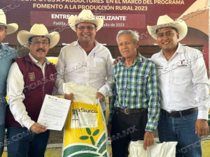 Continúa la entrega de fertilizantes para el bienestar en Tamaulipas.
