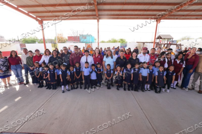 Inaugura Alcaldesa Carmen Lilia Canturosas Obras De Infraestructura Educativa En Colonia Reforma Urbana