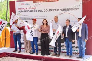 IMPULSA CARMEN LILIA CANTUROSAS HIST&Oacute;RICO ARRANQUE DE OBRAS H&Iacute;DRICAS PARA GARANTIZAR SANEAMIENTO DE IMPACTO BINACIONAL