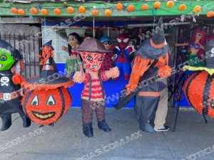 Comerciantes de piñatas esperan buenas ventas con Halloween