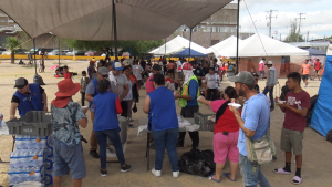 VIDEO Muestra Nuevo Laredo solidaridad y humanismo en apoyo de migrantes venezolanos