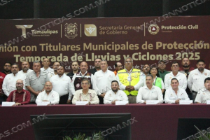 NUEVO LAREDO PARTICIPA EN REUNI&Oacute;N ESTATAL DE PROTECCI&Oacute;N CIVIL ENCABEZADA POR EL GOBERNADOR AM&Eacute;RICO VILLARREAL