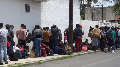 VIDOE Continúa atención a haitianos por parte de municipio de Nuevo Laredo