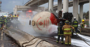 Fiscal&iacute;a revela las fallas de la pipa que explot&oacute; en Puente de la Concordia