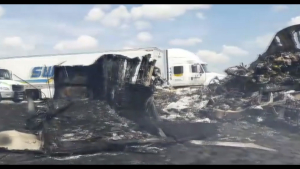 VIDEO Exceso de velocidad y cansancio factores de accidentes en la carretera nacional de Nuevo Laredo