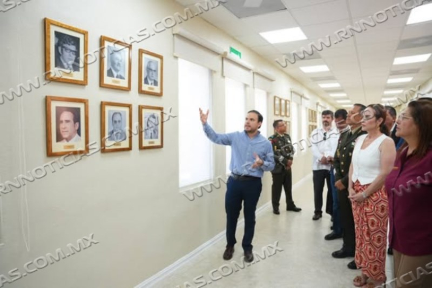 CARMEN LILIA CANTUROSAS HONRA LA HISTORIA DE NUEVO LAREDO CON GALERÍA DE LOS PRESIDENTES E INAUGURA NUEVO ESPACIO CIUDADANO