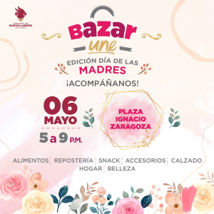 Por Día de la Madres, realizarán Bazar UNE