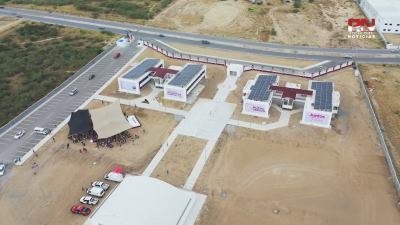 Inauguran e inicia operaciones la Preparatoria Autosustentable de la Universidad Aut&oacute;noma de Tamaulipas en Nuevo Laredo.