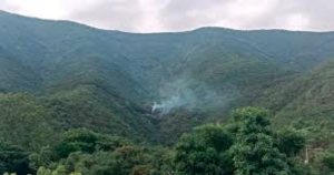 Alertan por incendio en Sierra Madre