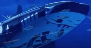 Descubren que tibur&oacute;n ballena de acuario en China en realidad es un robot