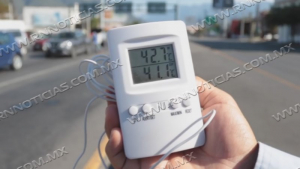 Nuevo Laredo con temperaturas infernales de más de 42 grados