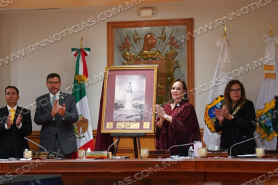 GOBIERNO DE CARMEN LILIA CANTUROSAS HONRA A FUNDADORES DE NUEVO LAREDO Y RECONOCE EL CENTENARIO DE RELOJ P&Uacute;BLICO EN SESI&Oacute;N SOLEMNE DE CABILDO