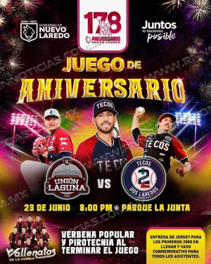 &iexcl;ES HOY! TODO LISTO PARA EL JUEGO DE ANIVERSARIO POR LOS 178 A&Ntilde;OS DE NUEVO LAREDO