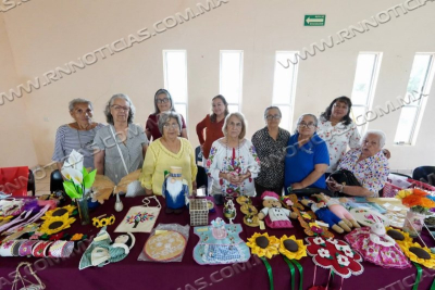 CON &Eacute;XITO SE LLEVA A CABO EL BAZAR DE ARTE DEL DIF; CONTINUAR&Aacute; TODA LA SEMANA EN LA CASA CLUB DEL ADULTO MAYOR
