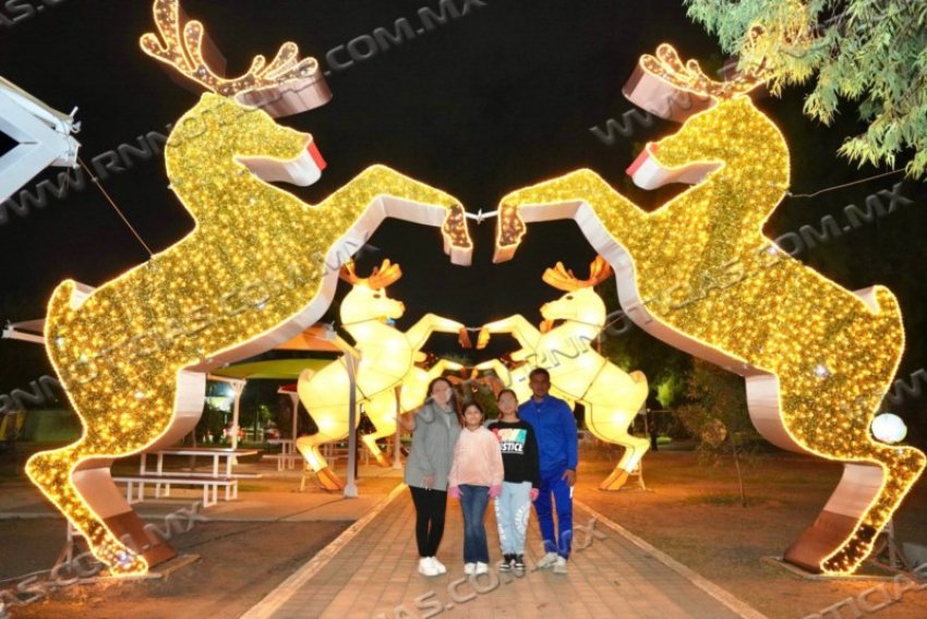 Invita Gobierno Municipal Al Viveros Mágico; Un Espacio Gratuito Para Celebrar La Navidad En Familia.