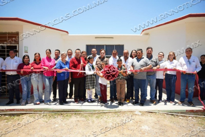 FORTALECE GOBIERNO DE CARMEN LILIA CANTUROSAS INFRAESTRUCTURA EDUCATIVA EN PRIMARIA DE VALLES DE AN&Aacute;HUAC
